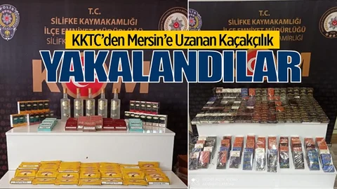 Mersin'de Kaçakçılık Operasyonu