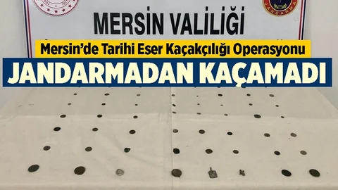 Mersin'de Çok Sayıda Tarihi Sikke Ele Geçirildi
