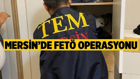 Mersin'de FETÖ Operasyonu, Gözaltına Alınanlar Var