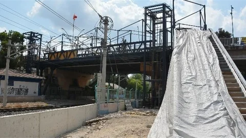 Üst Geçit İnşaatında Sona Yaklaşıldı