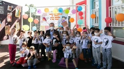 Başkan Seçer Miniklerle Buluştu