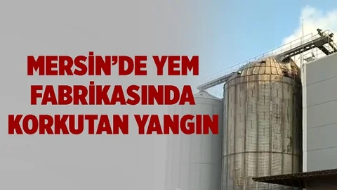 Yem Fabrikasındaki Yangına İtfaiye Ekipleri Müdahale Etti