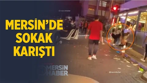 Mersin'de Tekme Tokat Dayak Kameralara Yansıdı