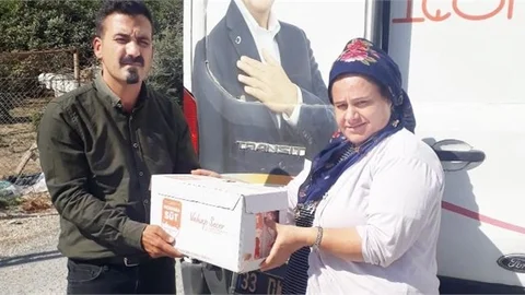 Büyükşehir Belediyesi, Hamilelere Süt Ulaştırmaya Devam Ediyor