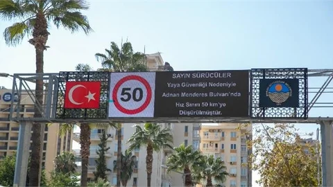 Adnan Menderes Bulvarı, Hız Limiti Tedbiriyle Daha Güvenli Olacak