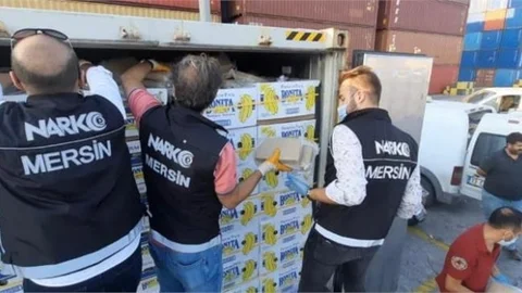 Mersin Limanında Kokain Operasyonu