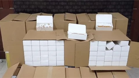 200 Bin Adet Kaçak Makaron Ele Geçirildi