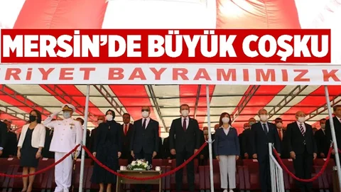 Mersin'de 29 Ekim Coşkuyla Kutlandı