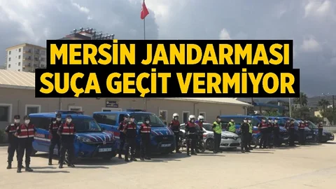 Mersin Jandarması Suça Geçit Vermiyor