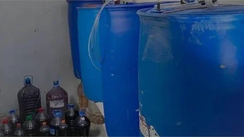 Mersin'de Bin 75 Litre Kaçak İçkiye El Koyuldu