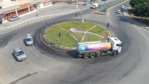 MESKİ’nin Arıttığı Atıksular Refüj ve Peyzaj Sulamada Kullanılıyor