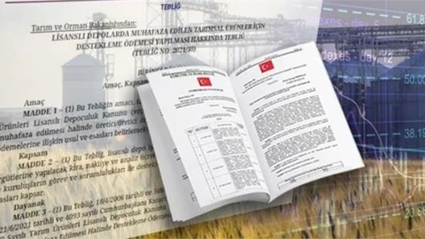 Lisanslı Depolarda Muhafaza Edilen Ürünlere Yönelik Destekler Belli Oldu