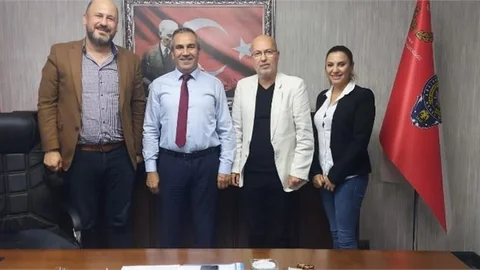 Cemiyetten Emniyet Müdürü Fil’e Ziyaret