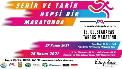 Büyükşehir’den 28 Kasım’da 13. Uluslararası Tarsus Yarı Maratonu