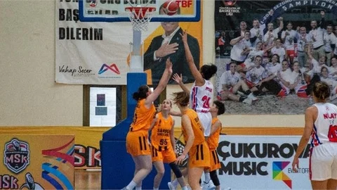 Mersin Büyükşehir Msk Kadın Basketbol Ekibinden Ezici Galibiyet