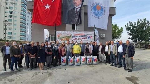 Mersin Büyükşehir'den Organik Gübre Desteği