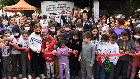 Başkan Seçer, Çocuk Hakları Parkı’nın Açılışını Çocuklarla Yaptı