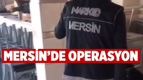 Mersin'de Operasyon, 1 Kişi Tutuklandı