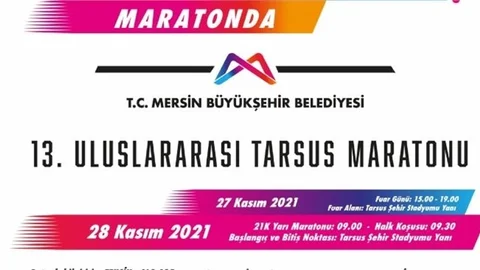Tarsus’ta 13. Uluslar Arası Yarı Maraton Heyecanı