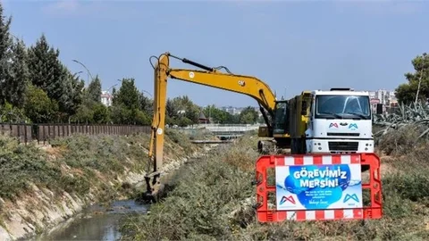MESKİ, Dere Temizliği Çalışmalarına Devam Ediyor