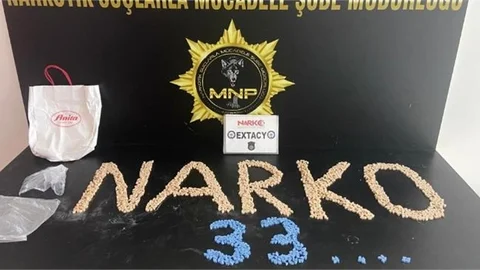 2 Bin 100 Adet Ecstasy Hap Ele Geçirildi
