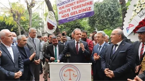 Başkan Seçer, Mersin Pazarcılar Esnaf Odası’nın Yeni Hizmet Binasının Açılışına Katıldı