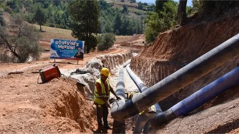 MESKİ, Gülek Mahallesi İçmesuyu Çalışmasına Devam Ediyor