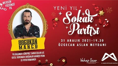 Mersinliler Sokak Partisi İle 2022’ye Giriyor