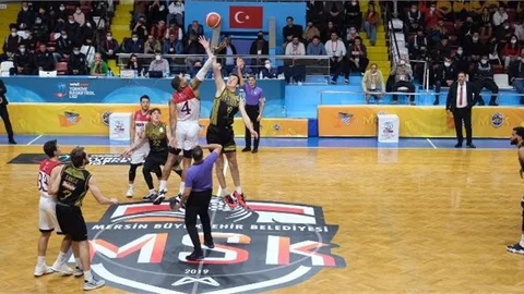 Mersin Büyükşehir Msk Erkek Basketbol Takımı 32 Sayı Farkla Galip