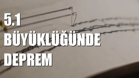 Kayseri 5.1 Büyüklüğünde Deprem