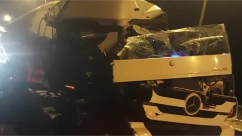 Damlama'da Zincirleme Kaza!