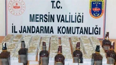 11 Litre Sahte Alkol 6 Bin 800 Kaçak Makaron Ele Geçirildi