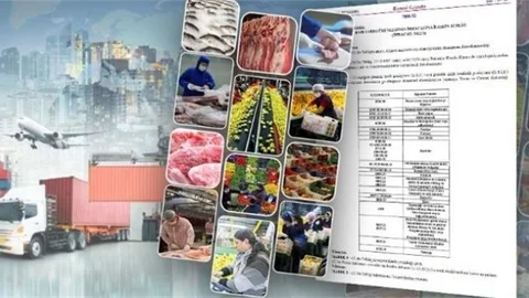 Bazı Tarım Ürünlerinin İhracatına İlişkin Tebliğ, Resmi Gazete'de Yayımlandı