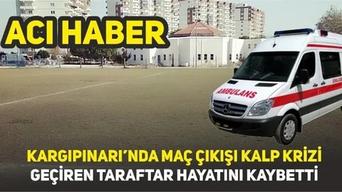Mersin'de Maç Sonu Kalp Krizi Geçiren Taraftar Kurtarılamadı