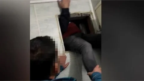 Mersin'de Havalandırmaya Saklanan Şüpheli Polislerden Kaçamadı