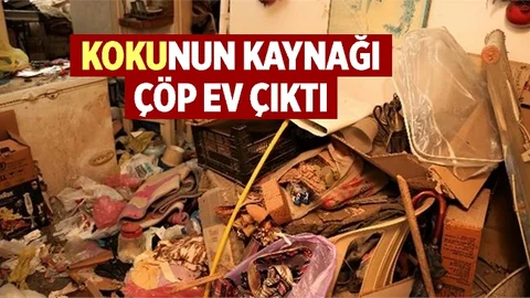 Mersin'de Bir Evden 2 Kamyon Dolusu Çöp Çıktı