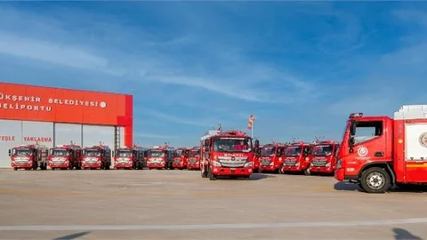 Büyükşehir ve MESKİ’nin Bünyesine 90 Yeni Araç Katıldı