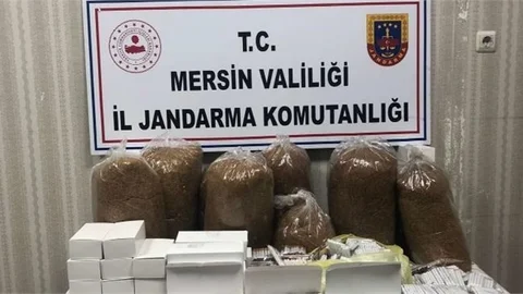 Mersin'de Kaçak Sigara Operasyonu: 2 Gözaltı