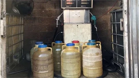 Jandarmadan Lisanssız Akaryakıt Satışı Operasyonu