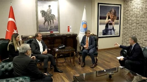 Ab Türkiye Delegasyonundan Başkan Seçer’e Ziyaret