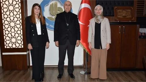 Koç ve Şen, Borsa Başkanı Kaya İle Bölge Ekonomisini İstişare Etti