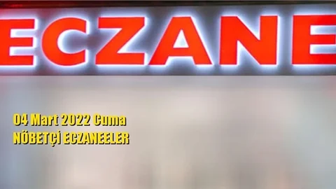 Mersin Nöbetçi Eczaneler 04 Mart 2022 Cuma