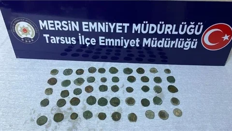 50 Tane Tarihi Eser Niteliği Taşıyan Sikke’ye El Koyuldu