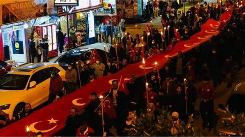 Çanakkale Zaferi’nin 107. Yılı Kutlamaları Ülke Genelinde Olduğu Gibi Mersin Erdemli ’de de Coşkulu Bir Şekilde Kutlandı