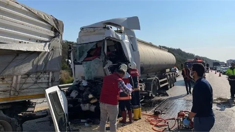Otoyol'da Feci Kaza: 1 Ölü