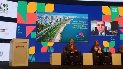 Mersin Büyükşehir, Uluslararası Sıfır Enerji Binalar Zirvesi’ne Katıldı