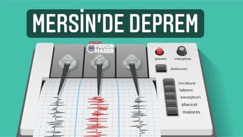 Mersin'de Deprem Hissedildi