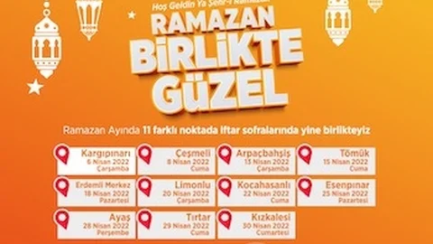 Erdemli Belediyesi Ramazan Ayında 11 Noktada İftar Sofrası Kuruyor