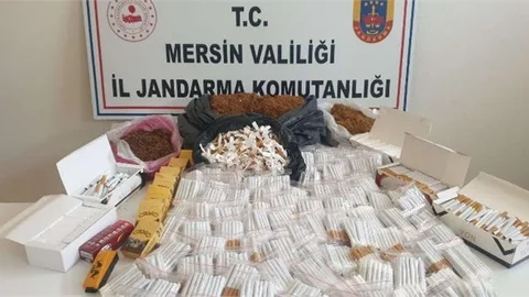 Mersin İl Jandarma Komutanlığı Ekiplerince Düzenlenen Kaçak Sigara Operasyonunda 2 Şüpheli Yakalandı