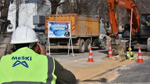 MESKİ, Yağmursuyu Çalışmalarına Tüm İlçelerde Devam Ediyor